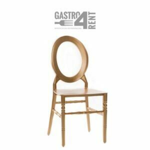 Krzesło weselne O-back złote krzesło glamour