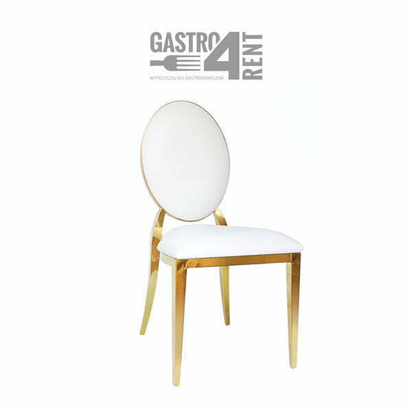 Krzesło weselne glamour złote glam